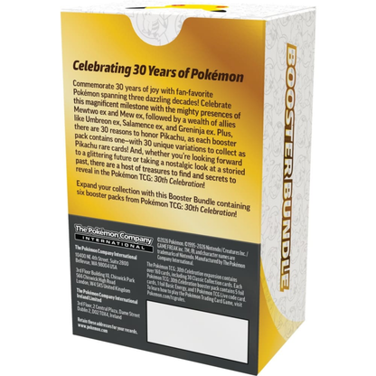 Pokémon TCG: 30th Celebration Booster Bundle