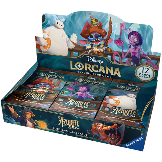 Disney Lorcana: Azurite Sea Booster Box (24 Packs)