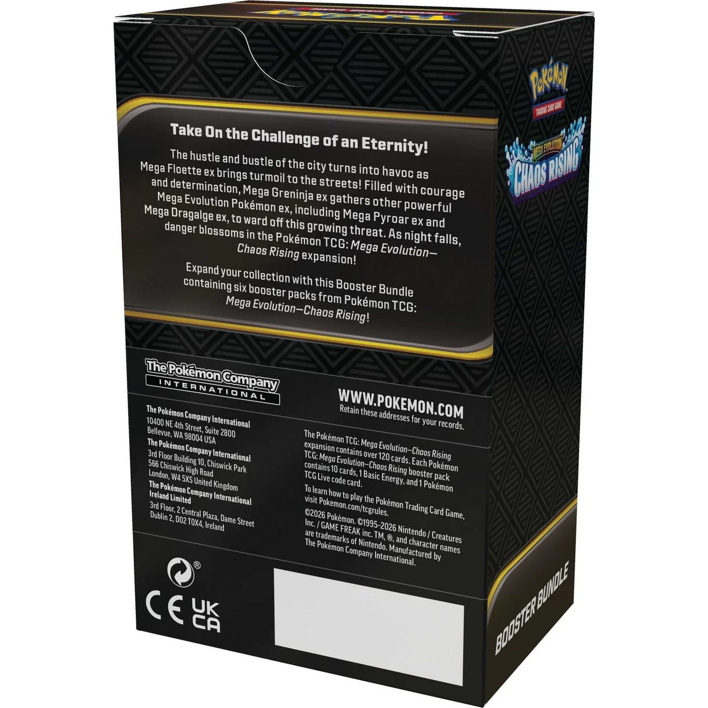 Pokémon TCG: Mega Evolution Chaos Rising Booster Bundle