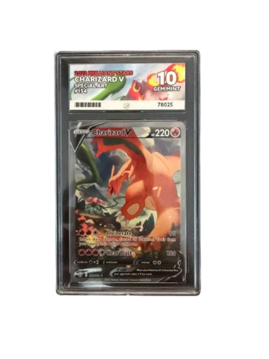 Pokémon Charizard V 154/172 ACE Grading Gem Mint 10