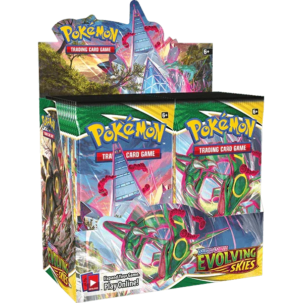 Pokémon TCG: Sword & Shield Evolving Skies Booster Box (36 Packs)