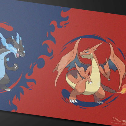 Pokémon Mega Charizard X & Mega Charizard Y Playmat