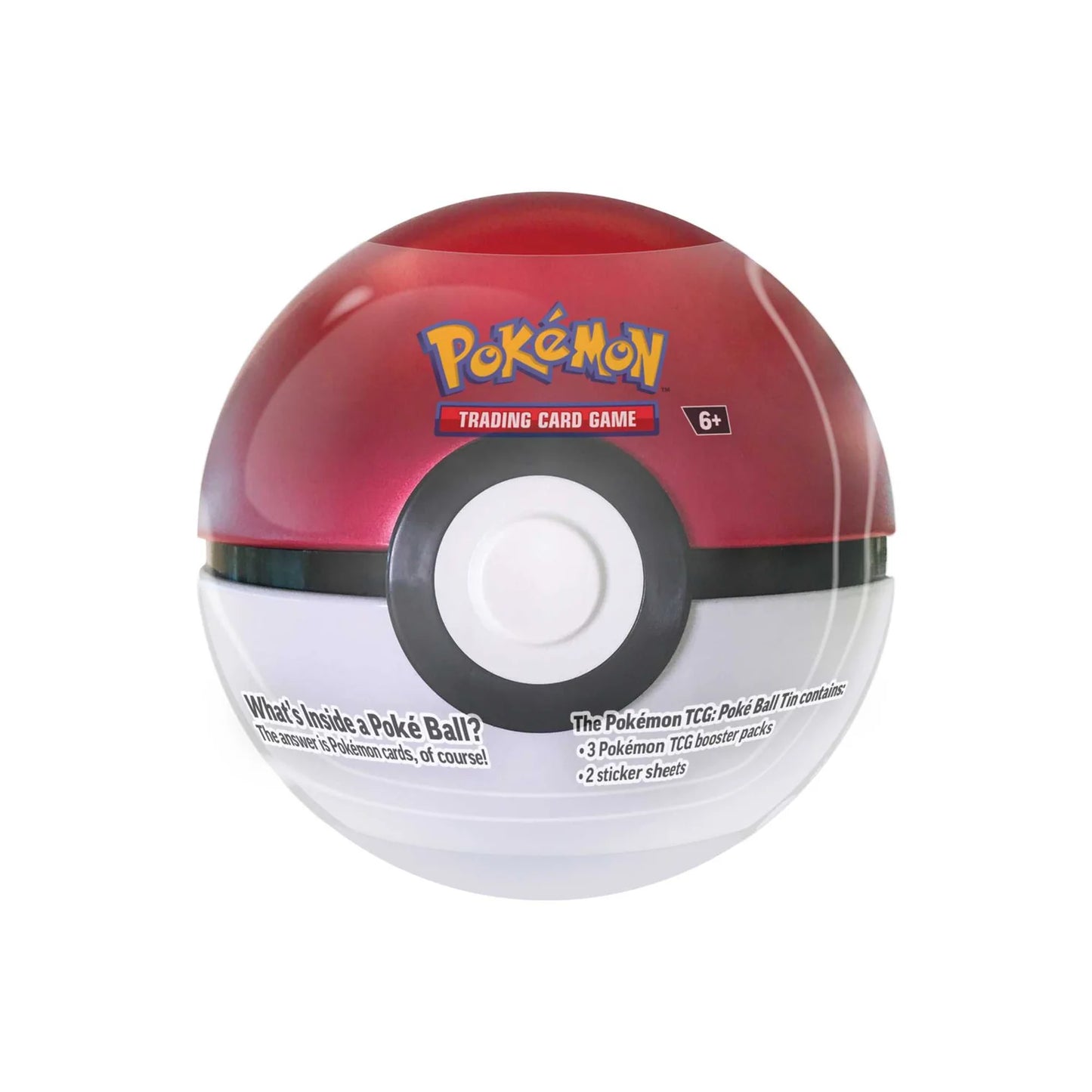 Pokémon TCG: Poké Ball Tin – 3 Booster Packs & Stickers