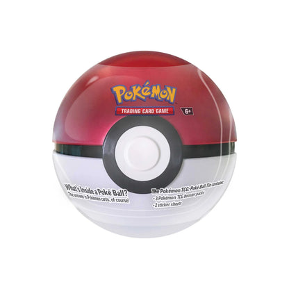 Pokémon TCG: Poké Ball Tin – 3 Booster Packs & Stickers