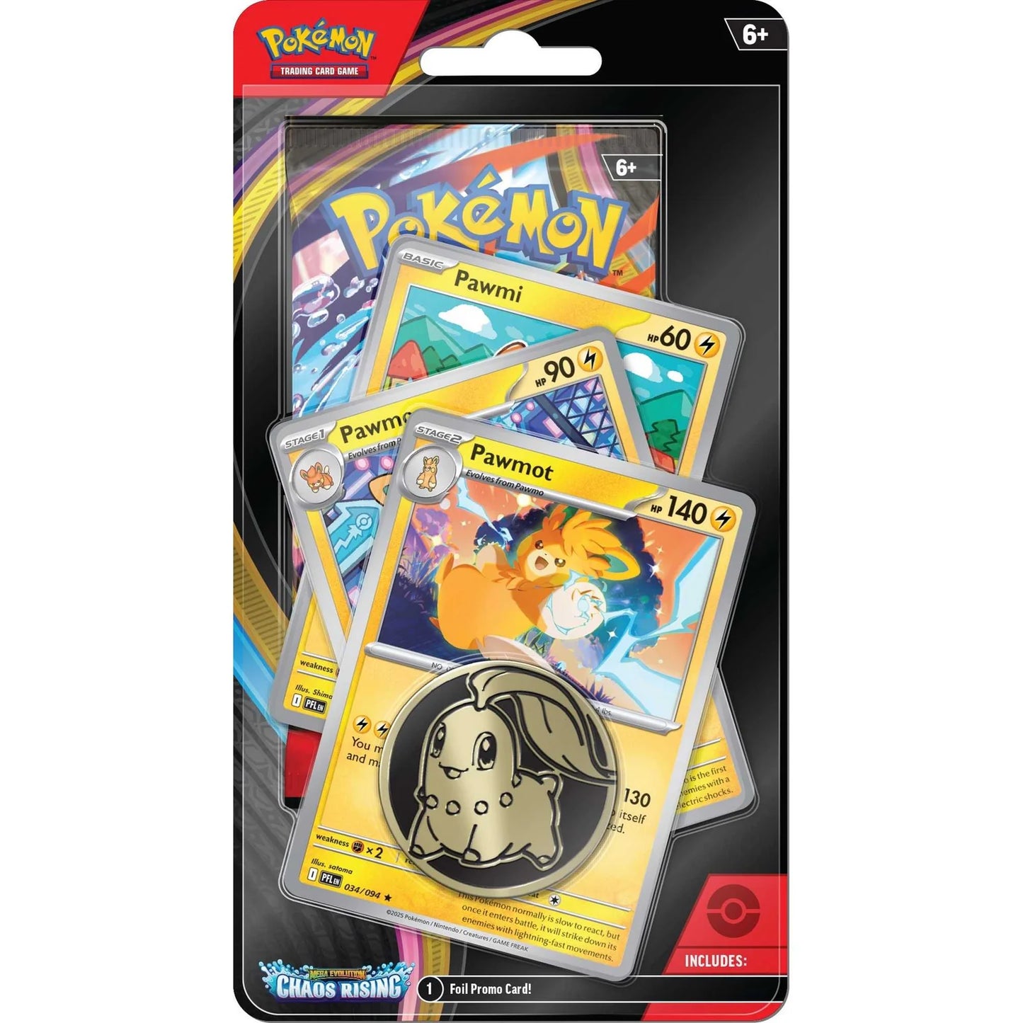 Pokémon TCG: Mega Evolution Chaos Rising Premium Checklane Blister
