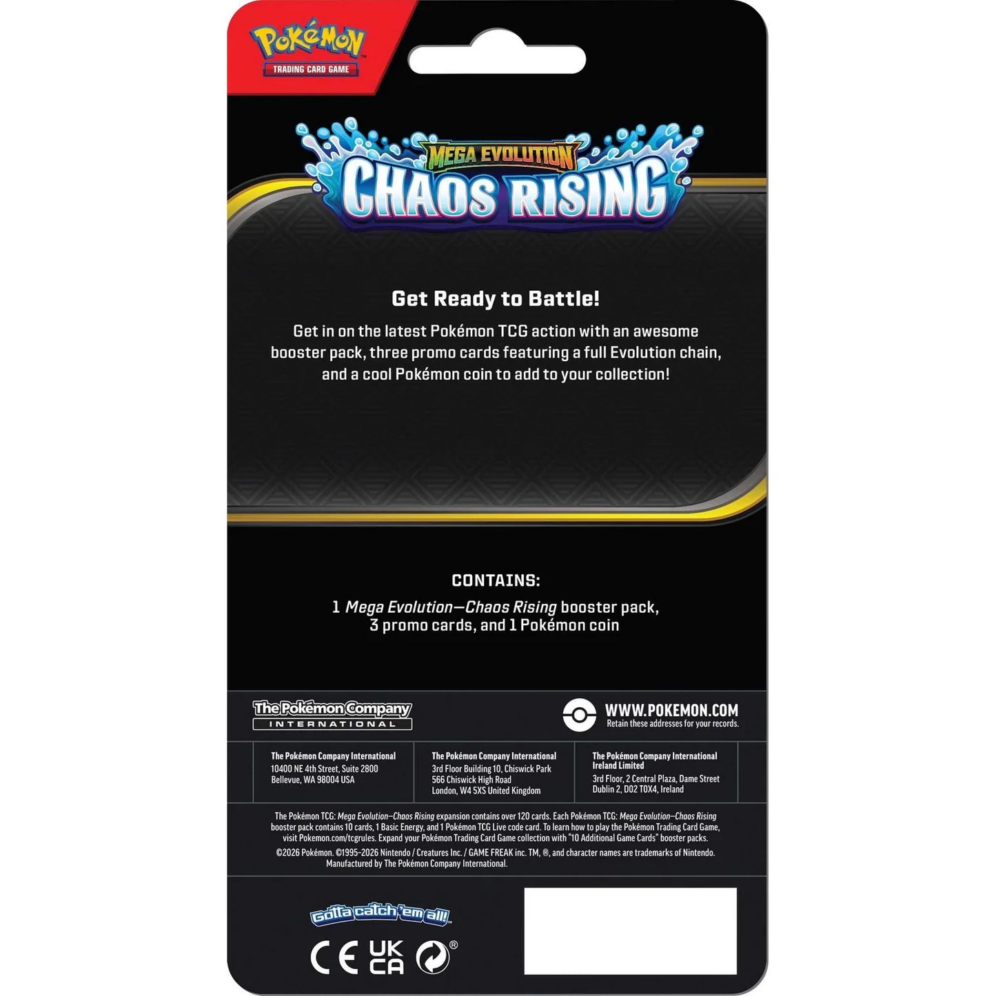 Pokémon TCG: Mega Evolution Chaos Rising Premium Checklane Blister