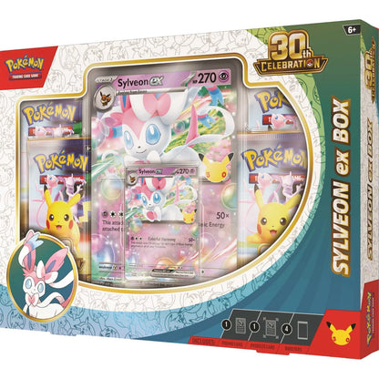 Pokémon TCG: 30th Celebration Sylveon ex Box