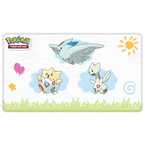 Pokémon Togepi Evolutions Stitched Playmat
